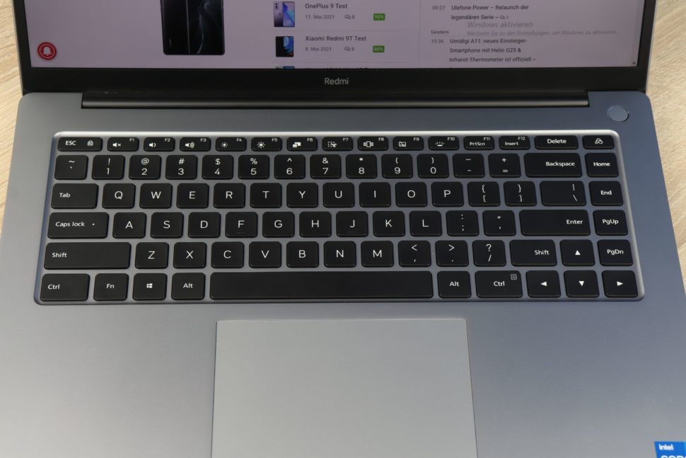 RedmiBook Pro 15 Touchpad Tastatur Powerbutton 2