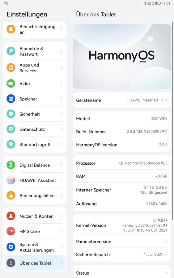 HarmonyOS 2 Huawei 2