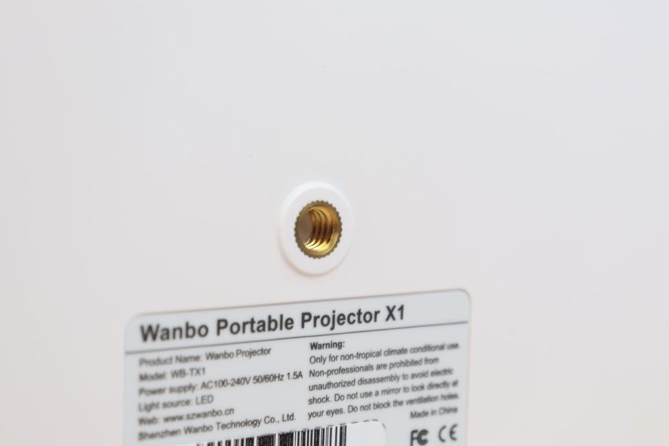 Wanbo X1 tragbarer Beamer 17