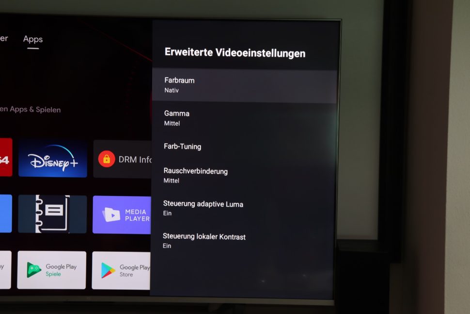 Xiaomi Mi TV Q1 Einstellungen Bild 4