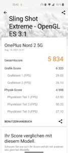 OnePlus Nord 2 Test Screenshot 3D Mark 3