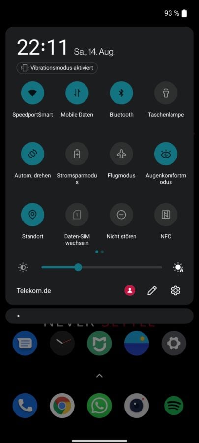 OnePlus Nord 2 Test Screenshot System 2