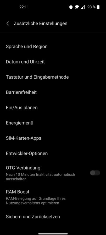 OnePlus Nord 2 Test Screenshot System 5