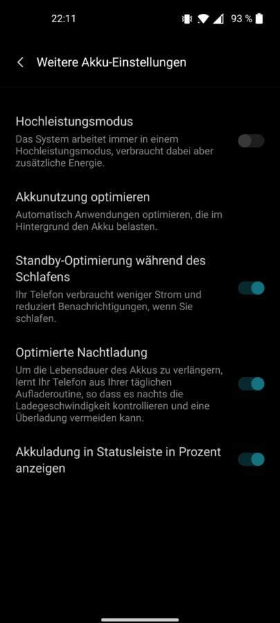 OnePlus Nord 2 Test Screenshot System 6