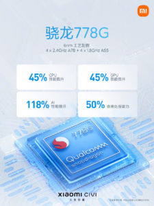 Xiaomi Civi Prozessor Leistung