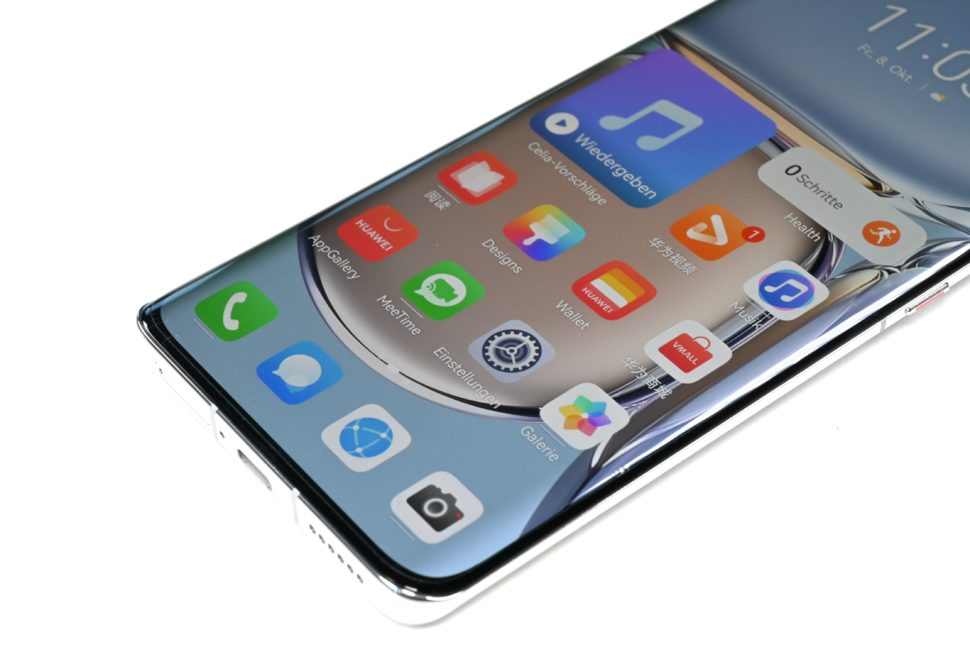 Huawei p50 pro display curved edges