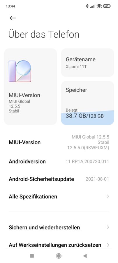 Xiaomi 11T MIUi System Test 4