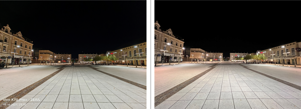 Kameravergleich Vivo X70ProPlus iPhone 13ProMax Nacht Ultraweitwinkel 3
