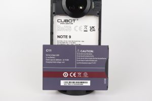 Cubot Note 9 Rueckseite wechselbarer Akku 3