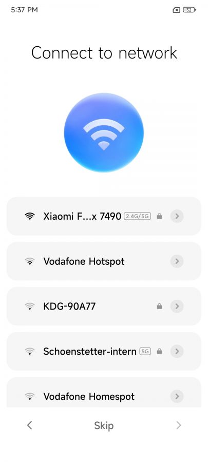 Xiaomi 12 MIUi 13 Einrichtung 3