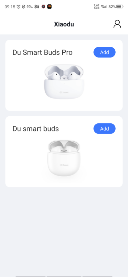 Baidu Xiaodu Du Smart Buds Pro App 1