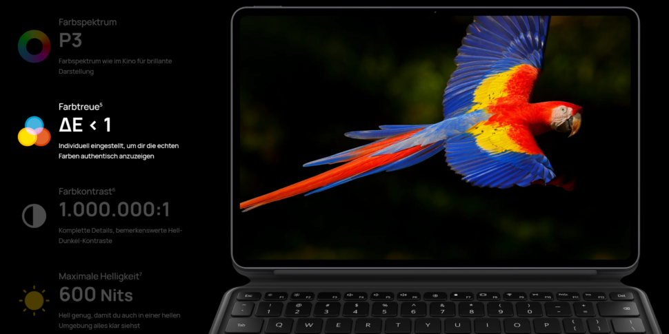 Huawei MateBook E vorgestellt Display