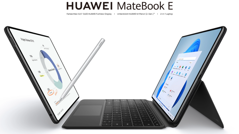 Huawei MateBook E vorgestellt Head