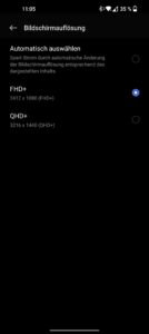 OnePlus 10 Pro Test Screenshot Display Aufloesung