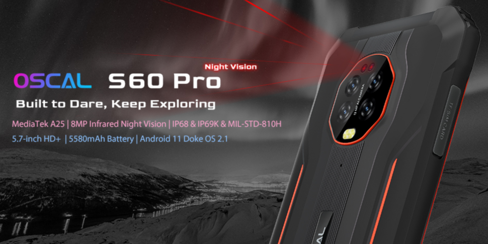 Blackview Oscal S60 Pro Night Vision Launch 1