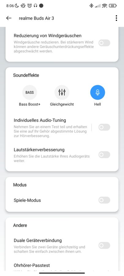 Realme Buds Air 3 Test App 6