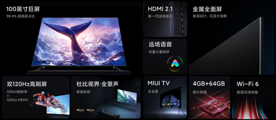 Redmi TV Max 100 Zoll vorgestellt 1