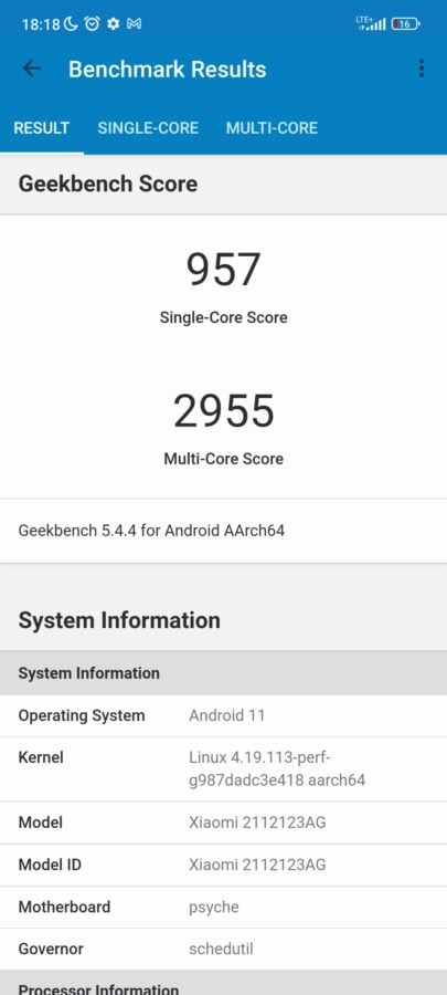 Xiaomi 12X Test Benchmarks 2