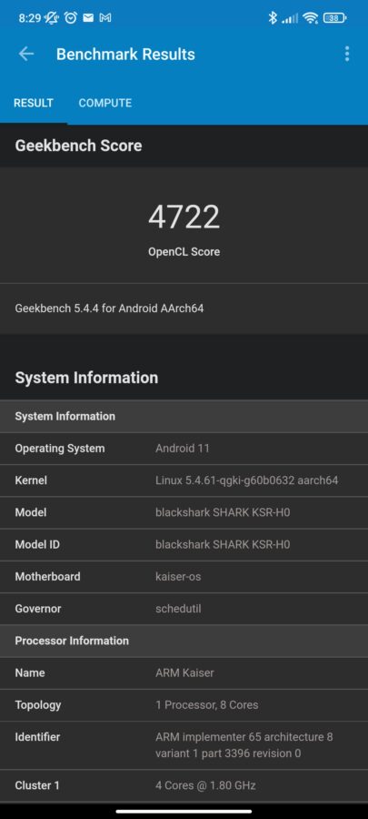Xiaomi Black Shark 4 Pro Test System 11