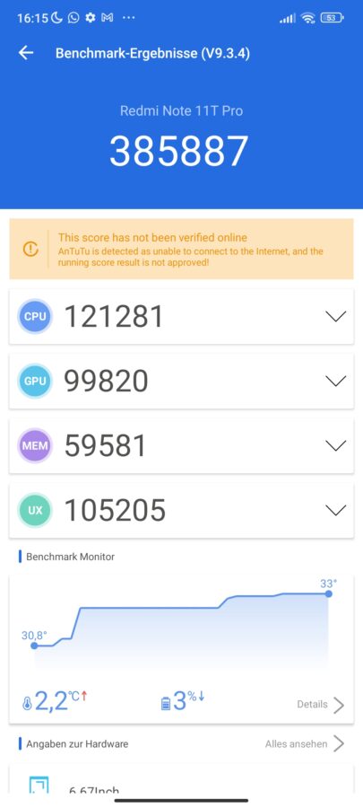 Redmi Note 11 Pro 5G Benchmarks 3