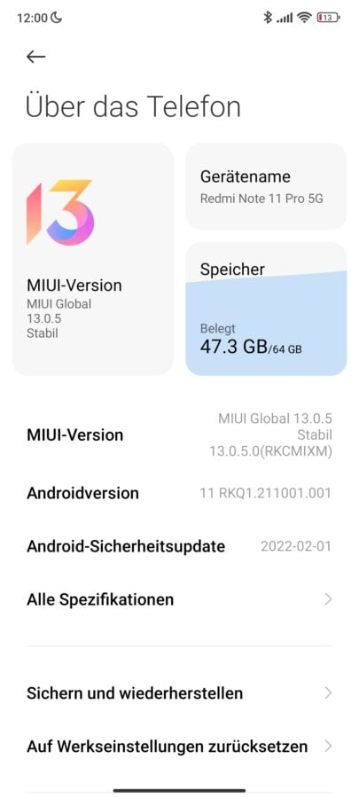 Redmi Note 11 Pro 5G MIUI 13 System Test 4