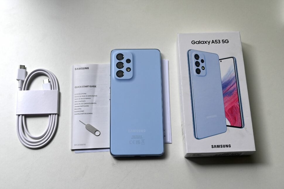 Samsung galaxy a53 lieferumfang