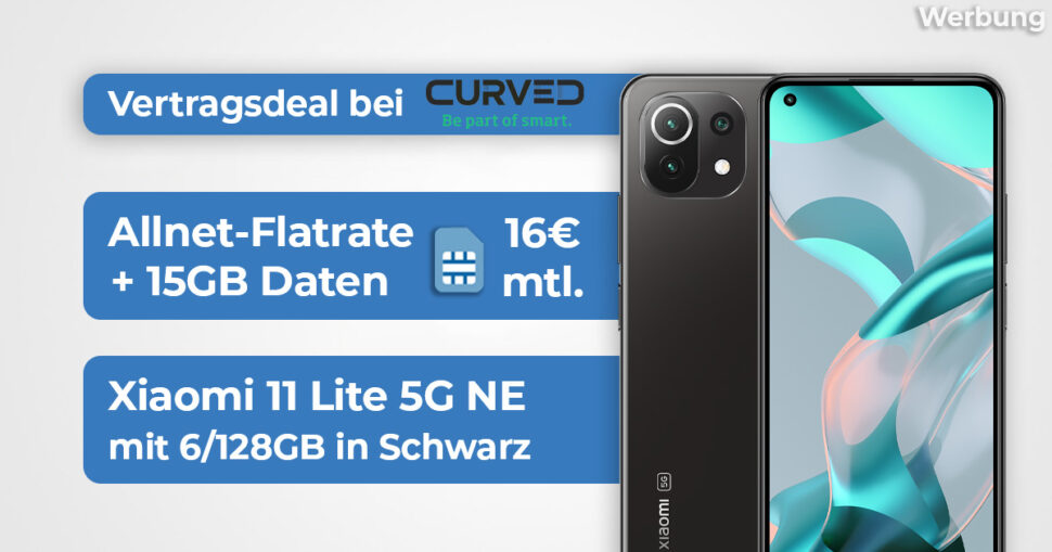 Xiaomi 11 Lite 5G Ne Angebot curved April 2022 Banner Alternativ
