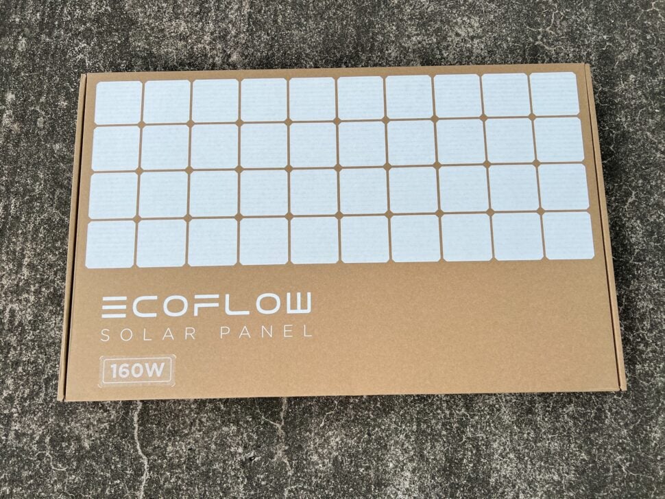 EcoFlow 160 Watt Solarpanel Test 2