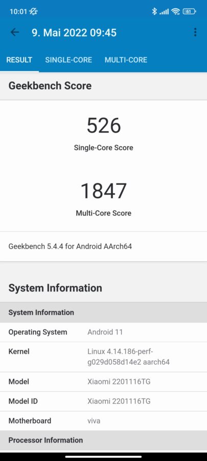 Xiaomi Redmi Note 11 Pro Benchmark 4