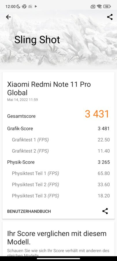 Xiaomi Redmi Note 11 Pro Benchmark 7