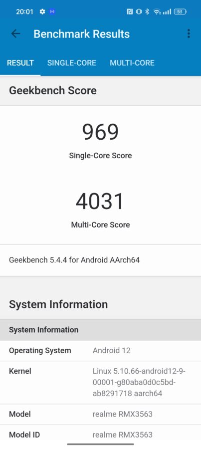 Realme GT Neo 3 Benchmarks Test 2