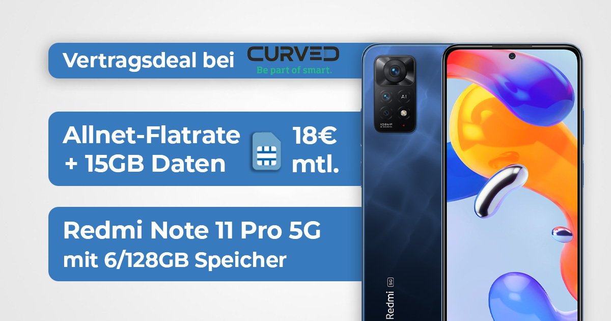 Redmi Note 11 Pro 5G curved Juli 2022 Beitragsbild
