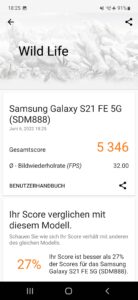 Samsung S21 FE Test Screenshot Benchmark 5