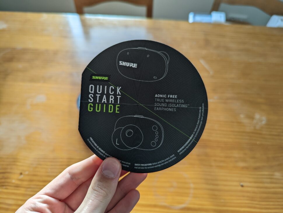 Shure AONIC Free Unboxing 2