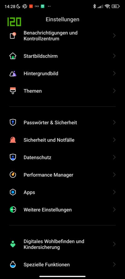 Xiaomi Black Shark 5 Pro Test UI Apps 15