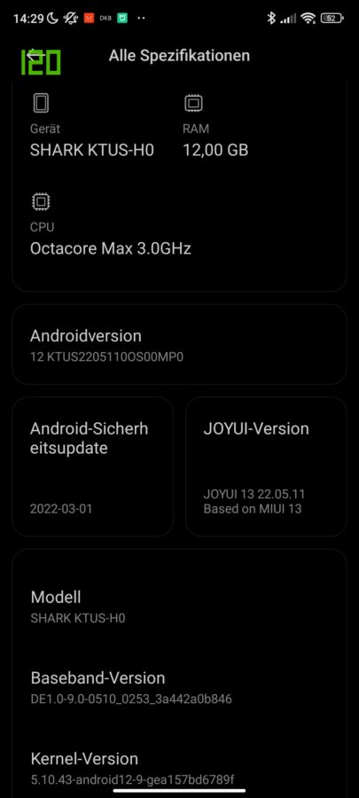 Xiaomi Black Shark 5 Pro Test UI Apps 18