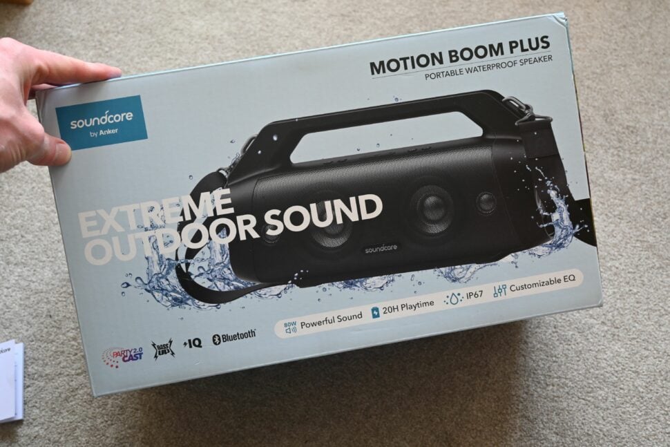 Anker Soundcore Motion Boom Plus Test Lieferumfang 2