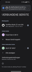 Nothing Phone 1 Test Screenshot System Verbindung 3