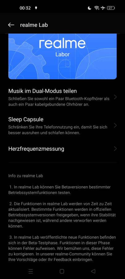 Realme GT Neo 3T Test Screenshot System 2