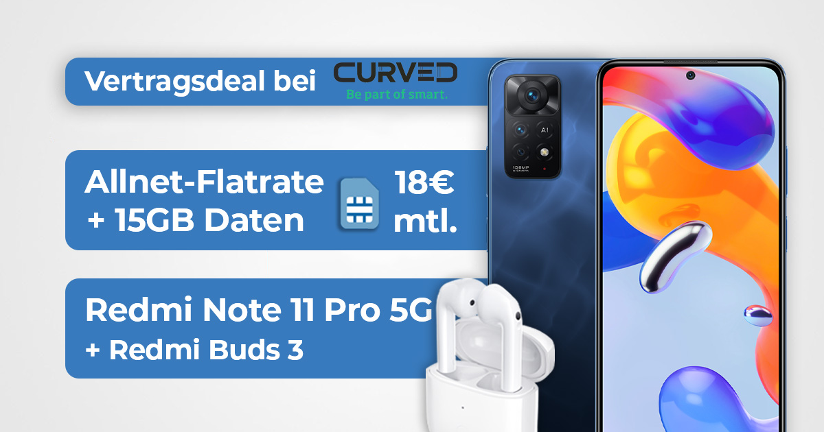 Redmi Note 11 Pro 5G curved Juli 2022 Beitragsbild 1