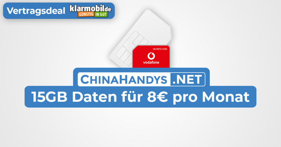 Klarmobil Vodafone 15GB August 2022 Vertrag Beitragsbild