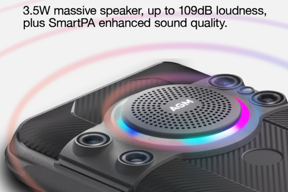 AGM H5 Pro vorgestellt Speaker