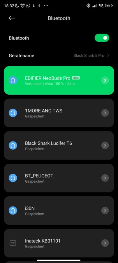 Edifier Neo Buds Pro Test App Function 11