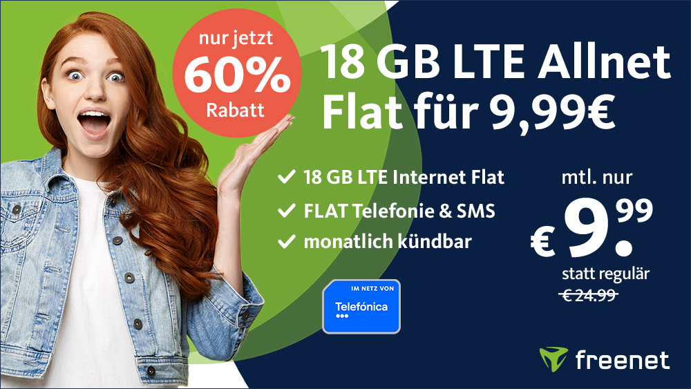 Freenet 18GB Angebot