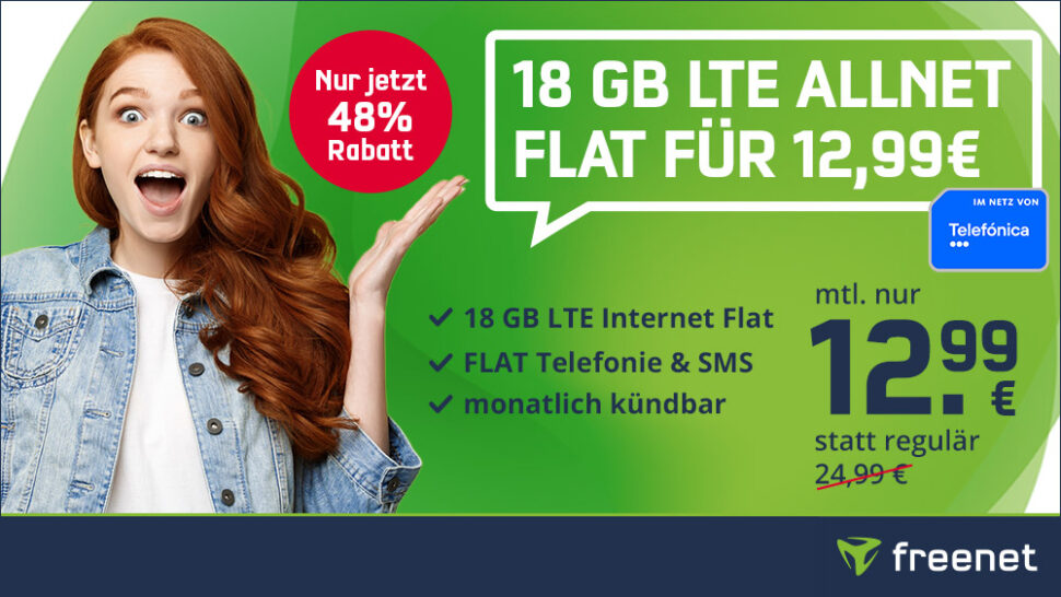 Freenet 18GB Vertragsdeal