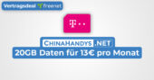 Freenet Telekom 20GB August 2022 Vertrag Beitragsbild