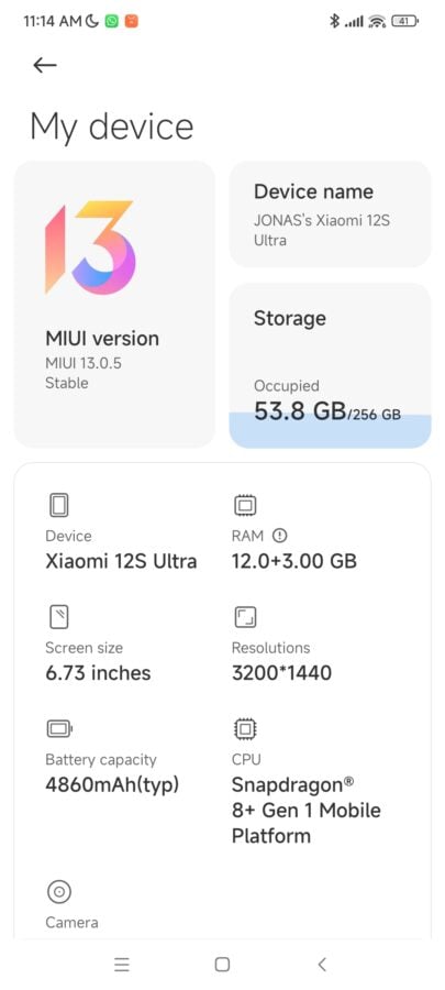 Xiaomi 12S Ultra MIUI 13 4