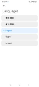 Xiaomi 12S Ultra Sprachen
