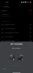 Sony WF 1000XM4 Test Fast Pair