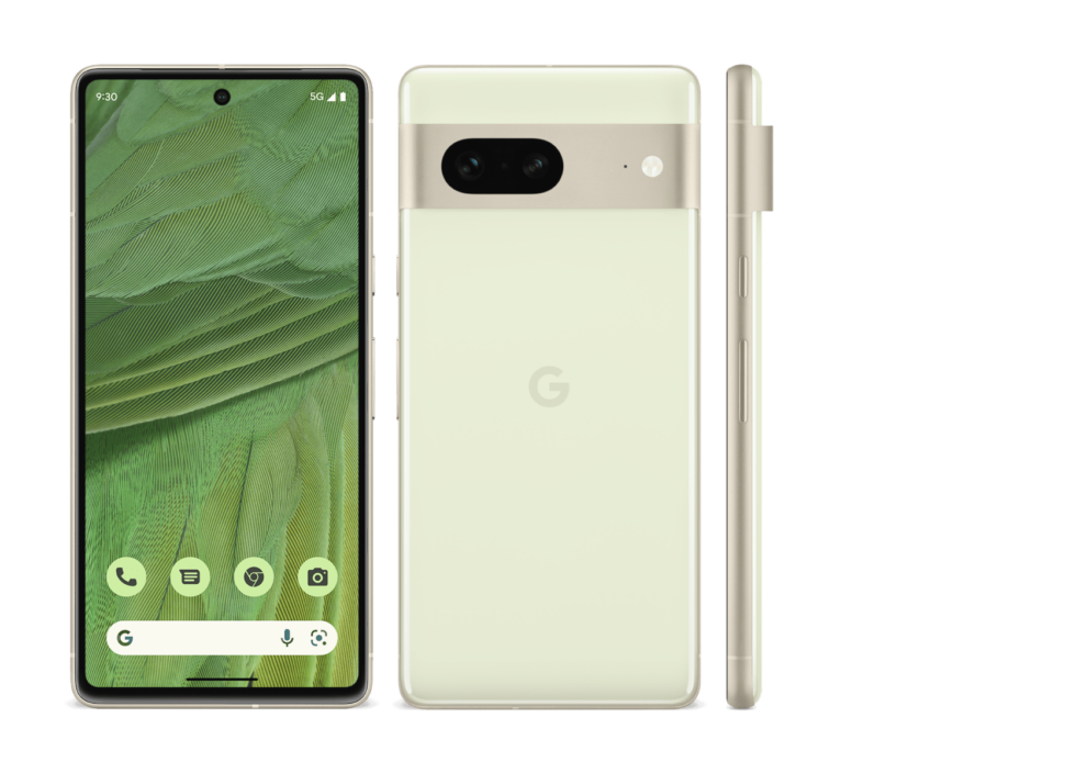 Google Pixel 7 Titelbild Lemongrass